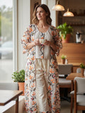 Floral Printed Kimono