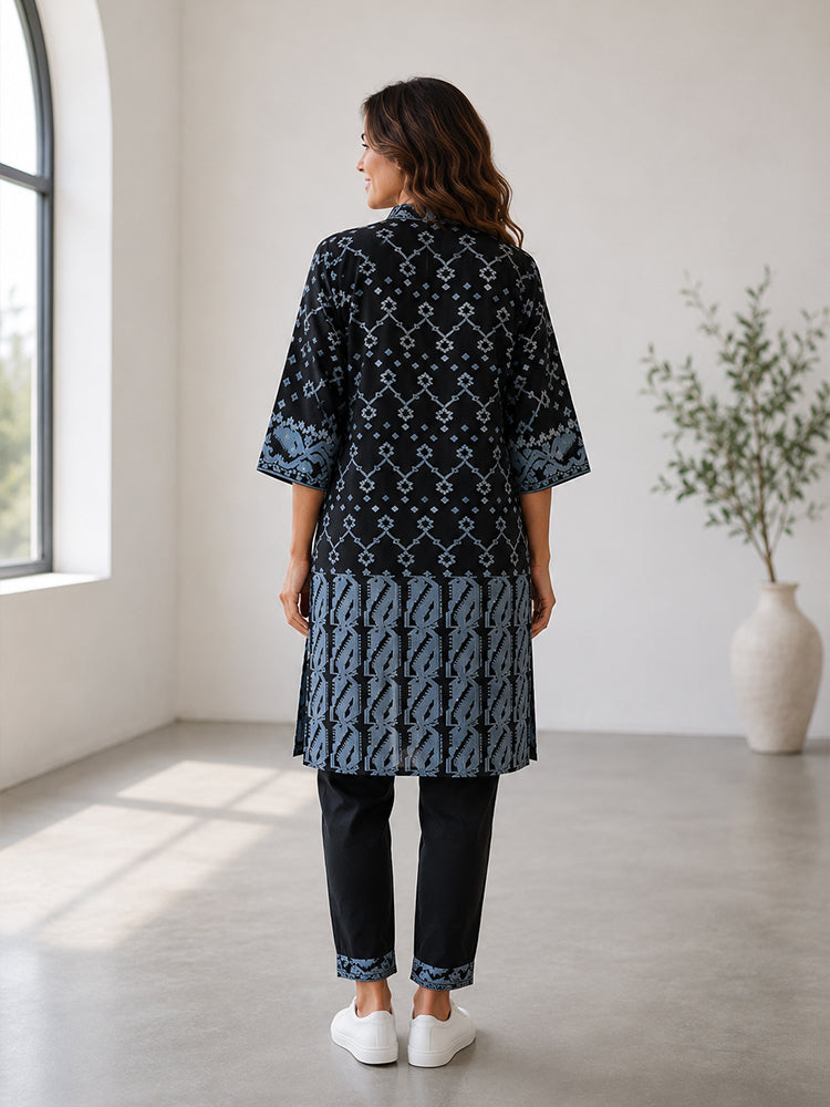 Printed Kurta Pant Set